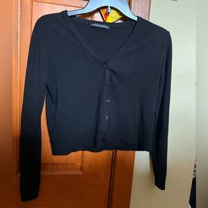 Brandy Melville Cropped V-Neck Cardigan